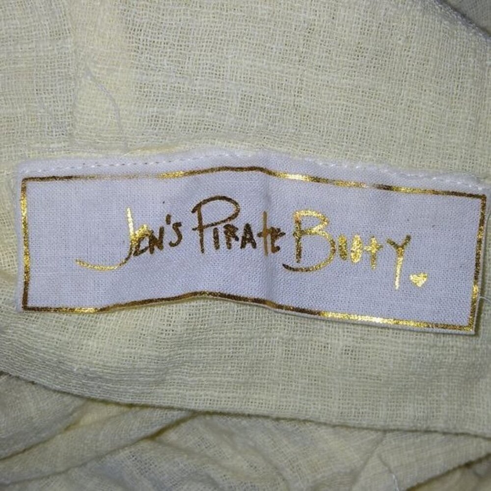 Jen's Pirate Booty Cali Coast Paia Pastel Yellow Open Back Crop Top - Picture 5 of 6